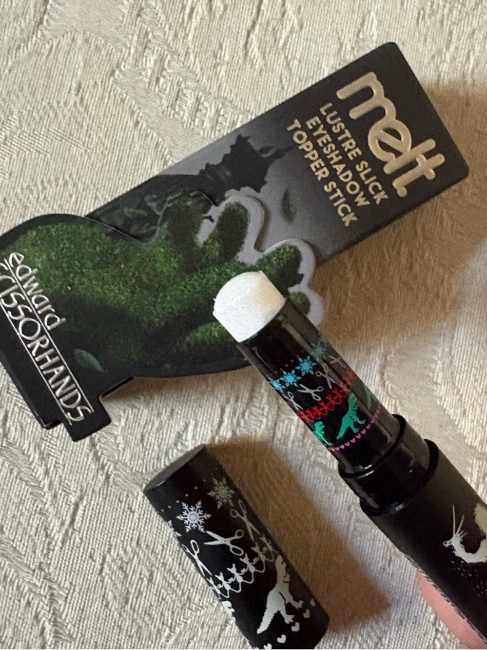 Melt Cosmetics Edward Scissorhands Eyeshadow Topper Stick - it's cold outside